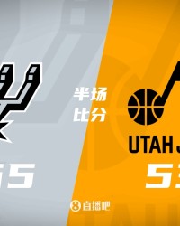 开云官网-马刺半场5人上双&amp;65-53领先爵士 文班填满数据栏 乔治14分